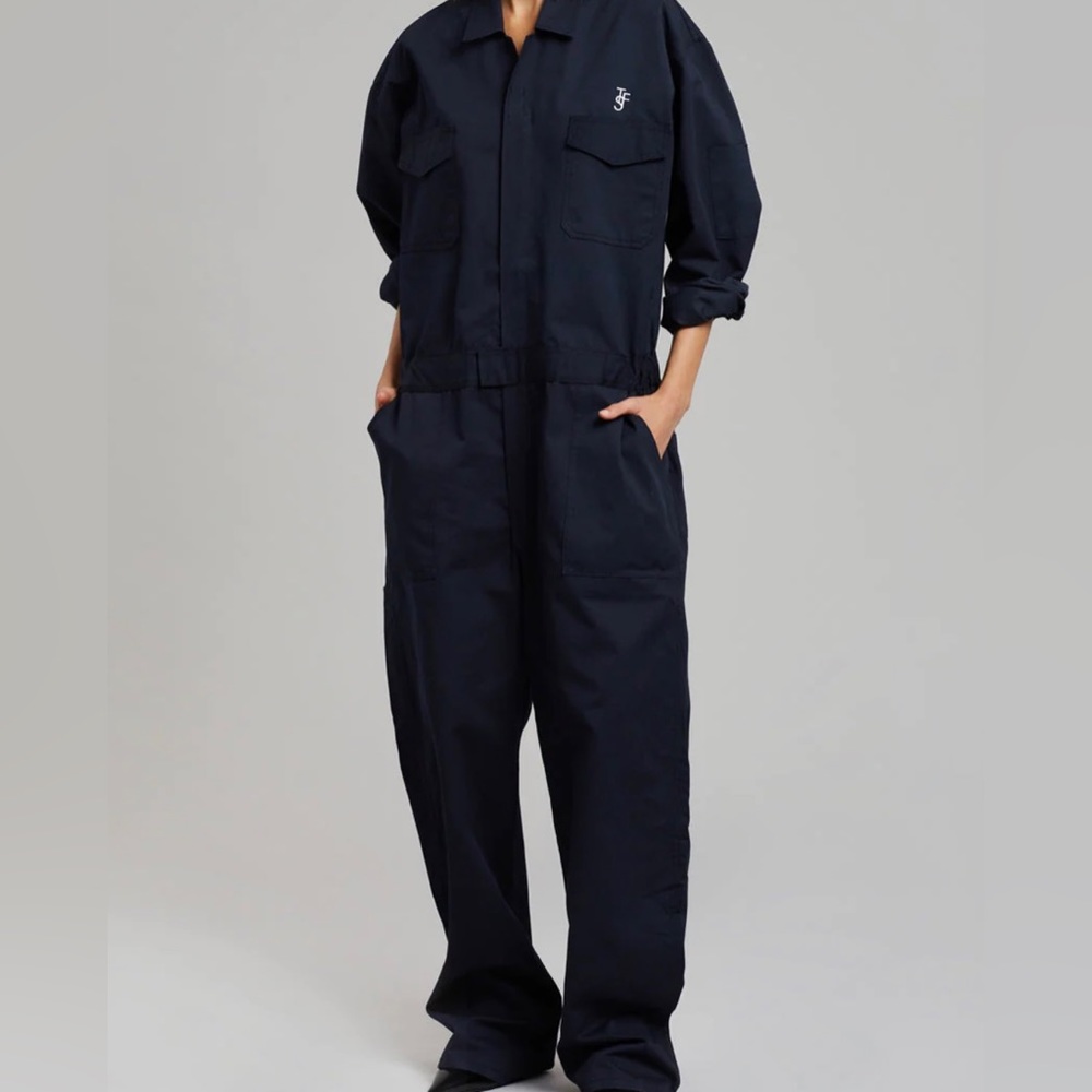 SOLD‼️The Frankie Shop TFS OVERSIZED BOILER SUIT - NAVY SOLD OUT EVERYWHERE